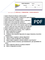 8º Ano - Revisão - i Trimestre - Ensino Remoto