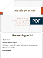 Pharmacology of GIT: Drugs Used in Peptic Ulcer Treatment