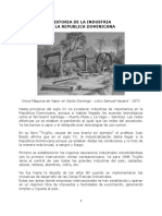 Historia de la industria dominicana: Del vapor a las zonas francas