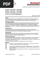 Bulletin 1203-GK5 / 1336-GM5 Bulletin 1203-GU6 / 1336-GM6 Control Via PCCC Messaging