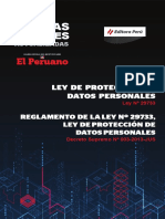 Ley Proteccion Datos Personales Peru