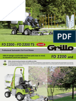 FD 2200 - FD 2200 TS: Professional Hydrostatic Out-Front Mower
