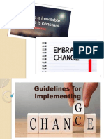 Guidelines For Implementing Change