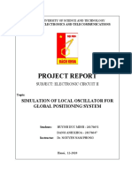 Project Report: Simulation of Local Oscillator For Global Positioning System