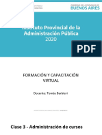 Clase 3 - Administración de cursos