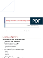 Topic 5 - Stategy Formulation - Business Strategy and Strategic Choice - Updated