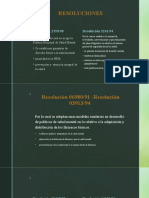 Resoluciones y circulares sobre políticas de salud mental