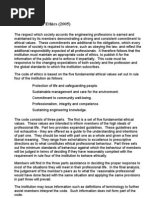 ICE Professional Conduct Code Overview | PDF | Bribery | Plagiarism