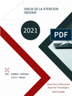 Actividad 4 - Atención en El Aprendizaje - Ing. Julio Cesar Romero