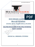 Diluted Eps in Case of Multiple Potential Equity Shares