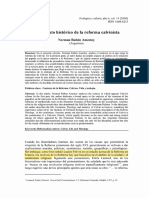 El Contexto Historico de La Reforma Calvinista