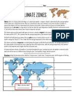 Climate Zones: Name - Date