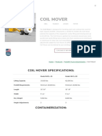Coil Mover - Port & Rail Products - Greenfield Products