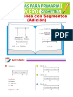 Adición de Segmentos para Tercero de Primaria