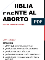 La postura bíblica frente al aborto: la vida como valor fundamental