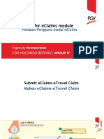 User guide for FGV eClaims module