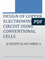 Diseño de Circuito de Electroobtención de Cobre Usando Celdas Convencionales (Joseph Kafumbila)