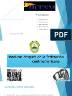 Honduras Despues de La Federacion
