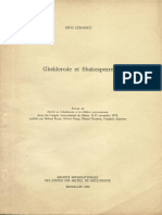 Ghelderode Et Shakespeare - Dinu Cernescu