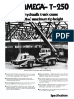 Hydraulic Truck Crane: 134-'t. (40.8m) Tip Height