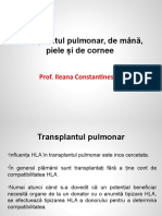 Curs 4-Transplantul Plaman, Mână, Cornee, Piele