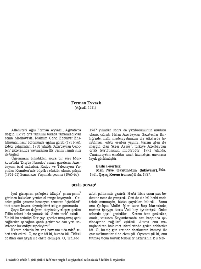 Ferman Eyvazlı | PDF