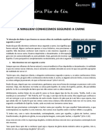 01 - A Ninguém Conhecemos Segundo A Carne