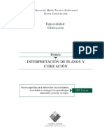 Interpretacion de Planos y Cubicacion