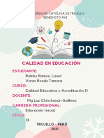 Calidad en Educación