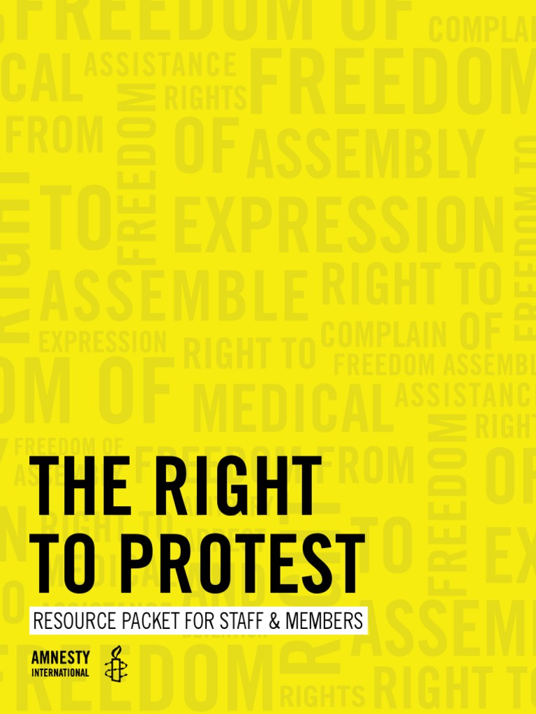 Amnesty International - How To Protest Safely | PDF | Password | Police