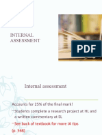 Internal Assessment Insights