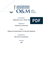 Tarea Filosofia de La Educacion Esquema