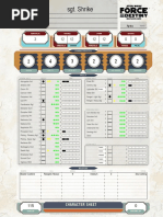 Edge of The Empire Character Sheet Form Fillable v2 | PDF | Role ...