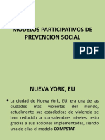 Modelos Participativos de Prevencion Social