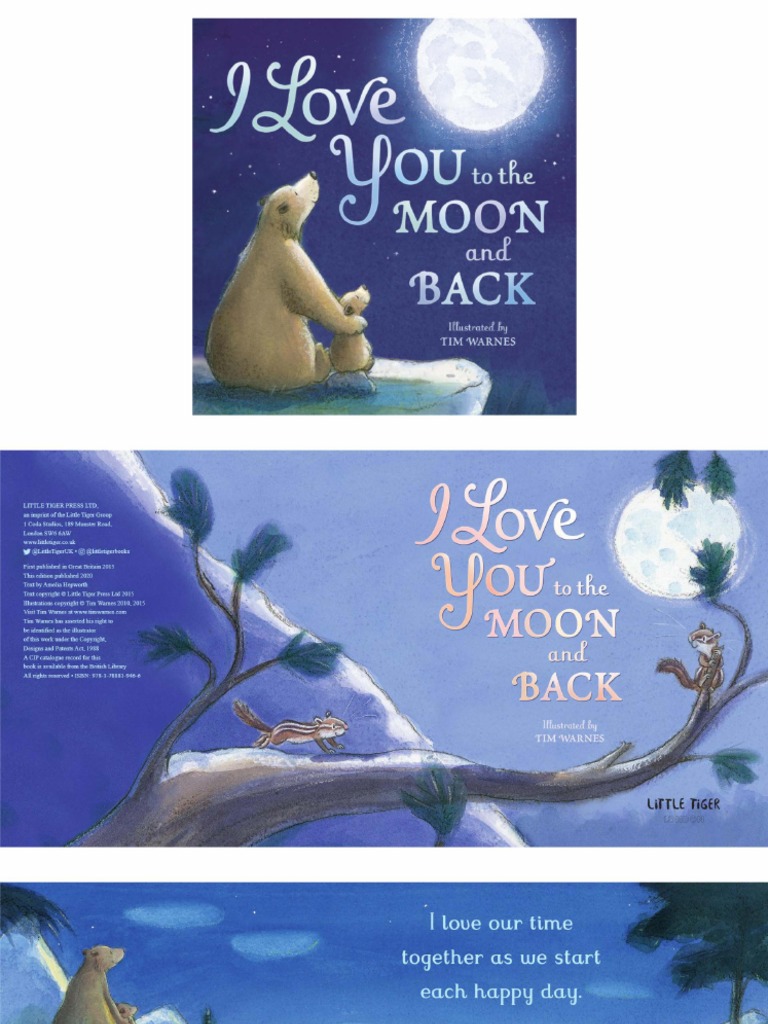 I Love You To The Moon and Back by Little Tiger Press, Tim Warnes | PDF, image size:768x1024
