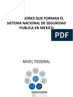 Instituciones Que Forman El Sistema Nacional de Seguridad