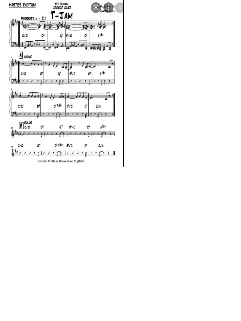 T-Jam George Duke v1 | PDF