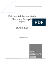 Child and Adolescent Needs Needs and Strengths: 2017 Reference Guide