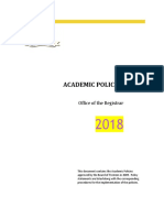 Academic Policies 2014 Official (Updated August 2018)