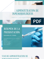 Vias de Administracion de Inmunobiologicos