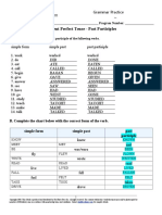 Present Perfect Workshop