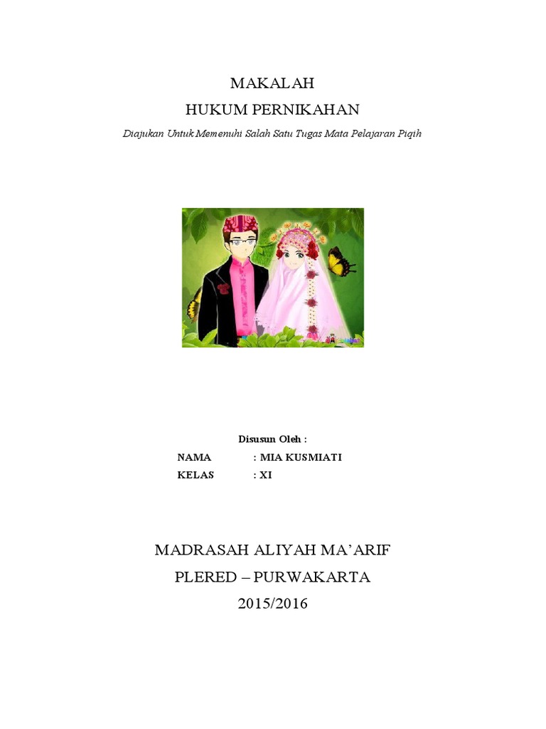 Makalah Hukum Perkawinan Pdf