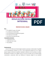 ESI 6° grado - Proyecto de Educación Sexual Integral