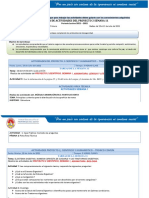 Agenda Semanal Proyecto 2 Semana 11 2°bt