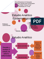 Estudio Analítico Epidemiológico