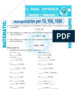 Multiplicacion 10, 100, 1000 4to Prim