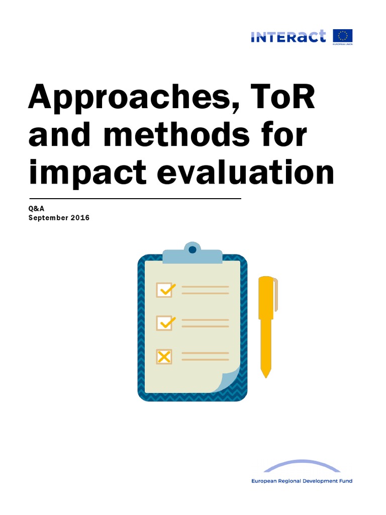 Impact Evaluation Pdf Causality Evaluation