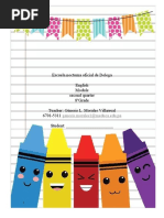 Escuela Nocturna Oficial de Dolega English Second Quarter 8ºgrade Teacher: Génesis L. Morales Villarreal 6701-5311 Student