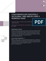 ETNOCOMUNICAÇÃO ANCESTRAL E Decolonial - Yadê