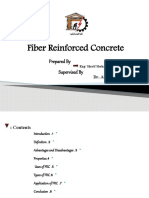 Fiber Reinforced Concrete: Properties, Types, and Applications